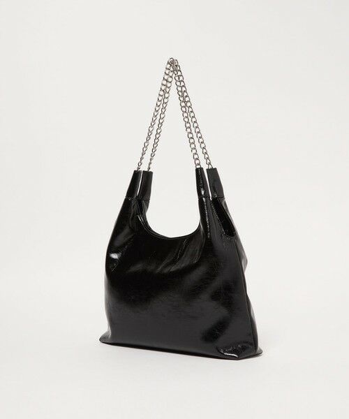 BEAUTY&YOUTH UNITED ARROWS / ビューティー&ユース ユナイテッドアローズ ショルダーバッグ | レザーライク チェーン ショルダーバッグ | 詳細3