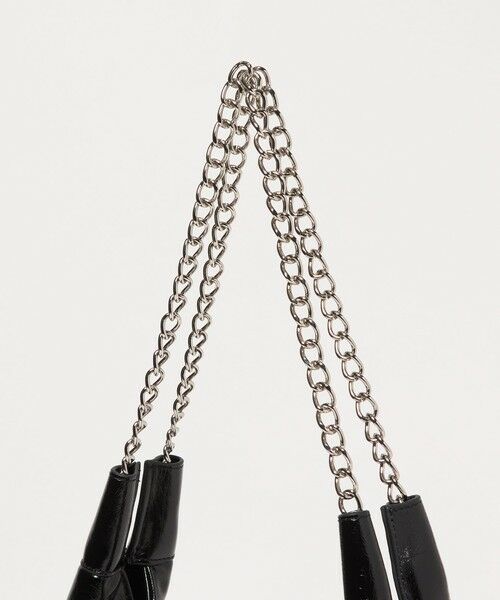 BEAUTY&YOUTH UNITED ARROWS / ビューティー&ユース ユナイテッドアローズ ショルダーバッグ | レザーライク チェーン ショルダーバッグ | 詳細4