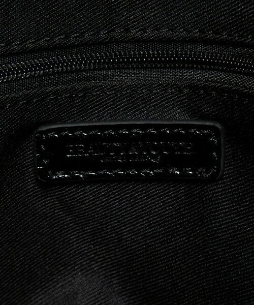 BEAUTY&YOUTH UNITED ARROWS / ビューティー&ユース ユナイテッドアローズ ショルダーバッグ | レザーライク チェーン ショルダーバッグ | 詳細6