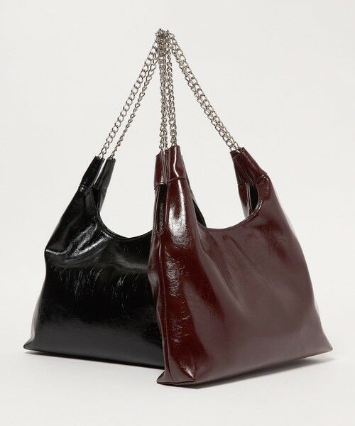 BEAUTY&YOUTH UNITED ARROWS / ビューティー&ユース ユナイテッドアローズ ショルダーバッグ | レザーライク チェーン ショルダーバッグ | 詳細8
