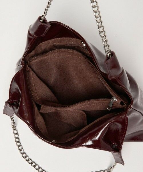 BEAUTY&YOUTH UNITED ARROWS / ビューティー&ユース ユナイテッドアローズ ショルダーバッグ | レザーライク チェーン ショルダーバッグ | 詳細18