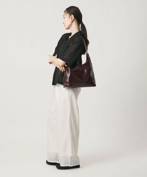 BEAUTY&YOUTH UNITED ARROWS / ビューティー&ユース ユナイテッドアローズ ショルダーバッグ | レザーライク チェーン ショルダーバッグ | 詳細11