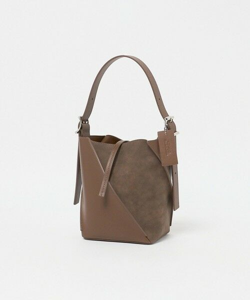 BEAUTY&YOUTH UNITED ARROWS / ビューティー&ユース ユナイテッドアローズ ショルダーバッグ | スエード×レザー ネジリ ショルダーバッグ | 詳細1