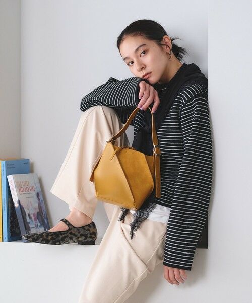 BEAUTY&YOUTH UNITED ARROWS / ビューティー&ユース ユナイテッドアローズ ショルダーバッグ | スエード×レザー ネジリ ショルダーバッグ | 詳細6