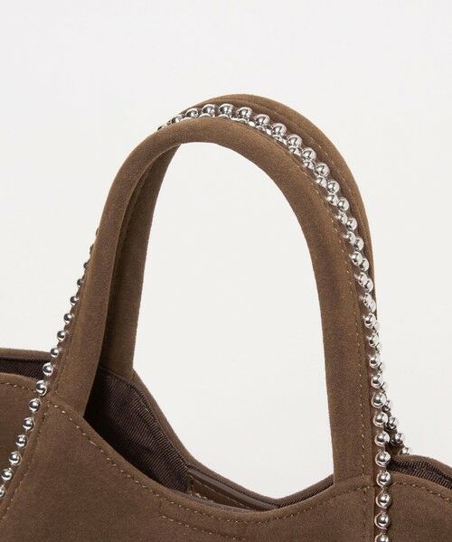 BEAUTY&YOUTH UNITED ARROWS / ビューティー&ユース ユナイテッドアローズ トートバッグ | スエードライク ボールチェーン 2WAY ミニ トートバッグ | 詳細11