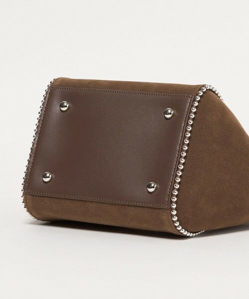 BEAUTY&YOUTH UNITED ARROWS / ビューティー&ユース ユナイテッドアローズ トートバッグ | スエードライク ボールチェーン 2WAY ミニ トートバッグ | 詳細12