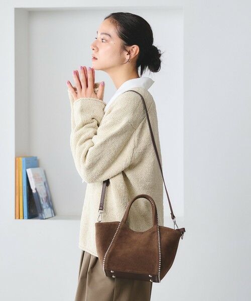 BEAUTY&YOUTH UNITED ARROWS / ビューティー&ユース ユナイテッドアローズ トートバッグ | スエードライク ボールチェーン 2WAY ミニ トートバッグ | 詳細2