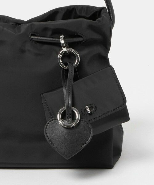 BEAUTY&YOUTH UNITED ARROWS / ビューティー&ユース ユナイテッドアローズ ショルダーバッグ | ポリエステル チャーム ドロスト バッグ | 詳細10