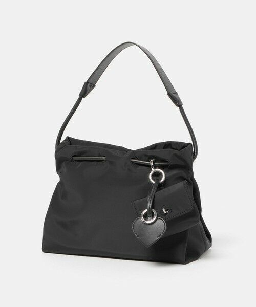 BEAUTY&YOUTH UNITED ARROWS / ビューティー&ユース ユナイテッドアローズ ショルダーバッグ | ポリエステル チャーム ドロスト バッグ | 詳細3