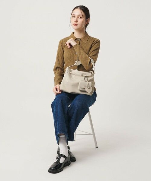 BEAUTY&YOUTH UNITED ARROWS / ビューティー&ユース ユナイテッドアローズ ショルダーバッグ | ポリエステル チャーム ドロスト バッグ | 詳細16