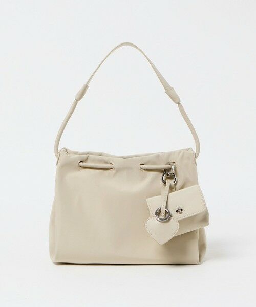 BEAUTY&YOUTH UNITED ARROWS / ビューティー&ユース ユナイテッドアローズ ショルダーバッグ | ポリエステル チャーム ドロスト バッグ | 詳細18