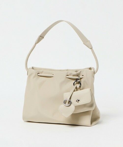 BEAUTY&YOUTH UNITED ARROWS / ビューティー&ユース ユナイテッドアローズ ショルダーバッグ | ポリエステル チャーム ドロスト バッグ | 詳細19