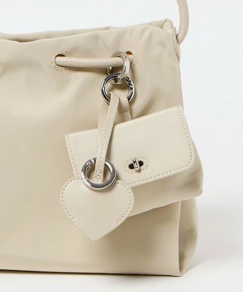 BEAUTY&YOUTH UNITED ARROWS / ビューティー&ユース ユナイテッドアローズ ショルダーバッグ | ポリエステル チャーム ドロスト バッグ | 詳細22