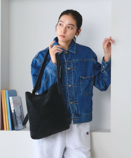 BEAUTY&YOUTH UNITED ARROWS / ビューティー&ユース ユナイテッドアローズ ショルダーバッグ | レザーライク カガリハンドル ショルダーバッグ | 詳細2
