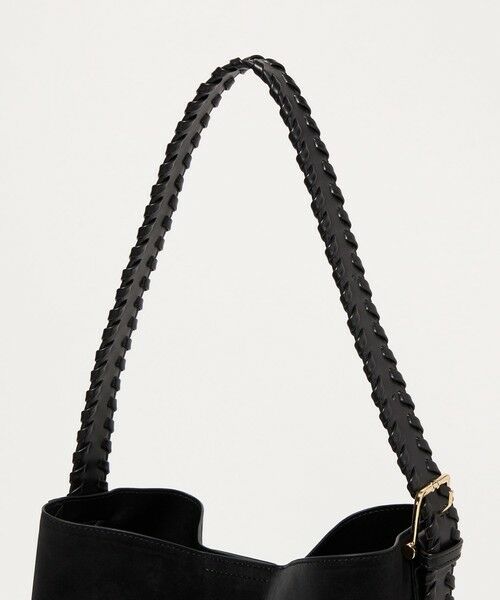 BEAUTY&YOUTH UNITED ARROWS / ビューティー&ユース ユナイテッドアローズ ショルダーバッグ | レザーライク カガリハンドル ショルダーバッグ | 詳細6