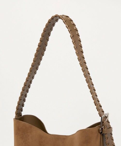 BEAUTY&YOUTH UNITED ARROWS / ビューティー&ユース ユナイテッドアローズ ショルダーバッグ | レザーライク カガリハンドル ショルダーバッグ | 詳細18