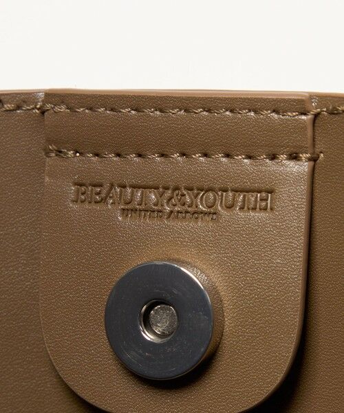 BEAUTY&YOUTH UNITED ARROWS / ビューティー&ユース ユナイテッドアローズ ショルダーバッグ | レザーライク カガリハンドル ショルダーバッグ | 詳細21