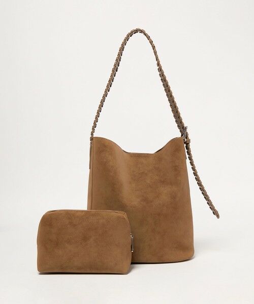BEAUTY&YOUTH UNITED ARROWS / ビューティー&ユース ユナイテッドアローズ ショルダーバッグ | レザーライク カガリハンドル ショルダーバッグ | 詳細29
