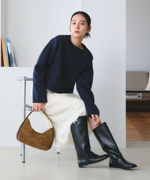 BEAUTY&YOUTH UNITED ARROWS / ビューティー&ユース ユナイテッドアローズ ショルダーバッグ | レザーライク カガリ ワンショルダーバッグ | 詳細12