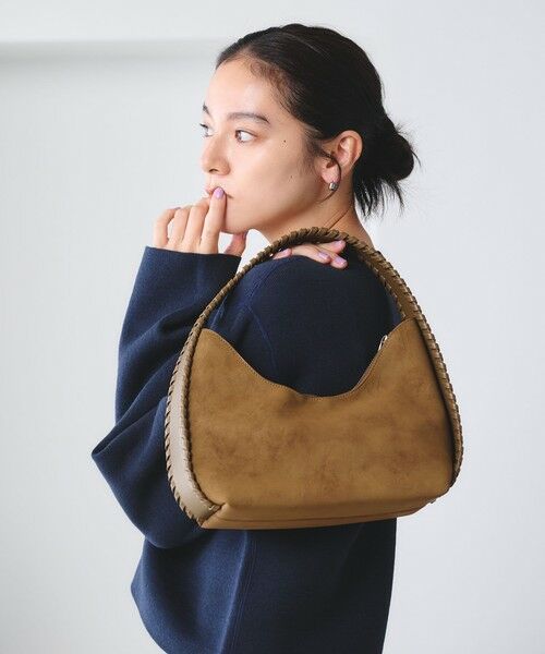 BEAUTY&YOUTH UNITED ARROWS / ビューティー&ユース ユナイテッドアローズ ショルダーバッグ | レザーライク カガリ ワンショルダーバッグ（MOCA）