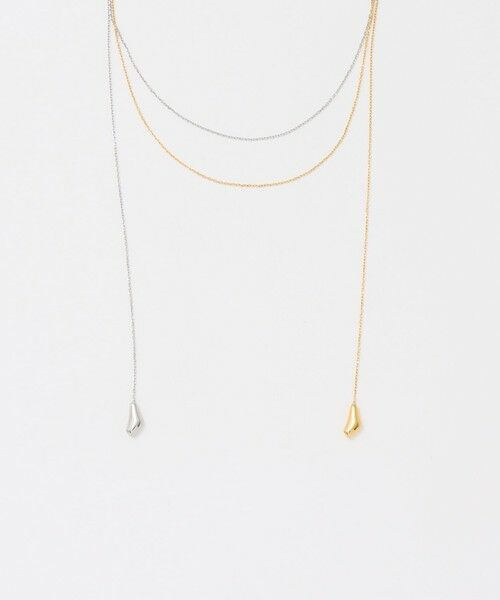 BEAUTY&YOUTH UNITED ARROWS / ビューティー&ユース ユナイテッドアローズ ネックレス・ペンダント・チョーカー | ＜SOAC＞Drop バイカラー ロングネックレス | 詳細3