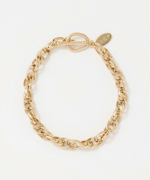 BEAUTY&YOUTH UNITED ARROWS / ビューティー&ユース ユナイテッドアローズ ブレスレット・バングル | ユニークチェーン ブレスレット（GOLD）