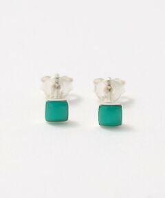 BEAUTY&YOUTH UNITED ARROWS / ビューティー&ユース ユナイテッドアローズ ピアス・イヤリング | ＜BAITS＞スクエア ストーン ピアス