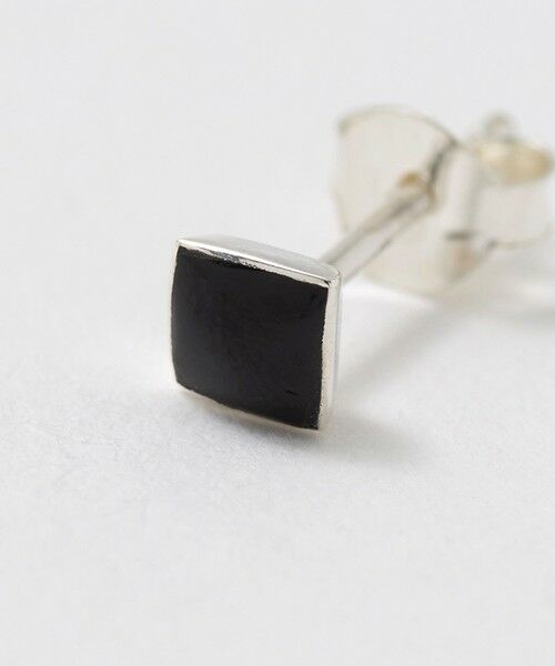 BEAUTY&YOUTH UNITED ARROWS / ビューティー&ユース ユナイテッドアローズ ピアス・イヤリング | ＜BAITS＞スクエア ストーン ピアス | 詳細3