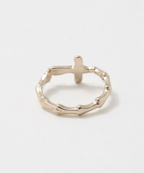 BEAUTY&YOUTH UNITED ARROWS / ビューティー&ユース ユナイテッドアローズ リング | ユニーク クロス リング | 詳細1