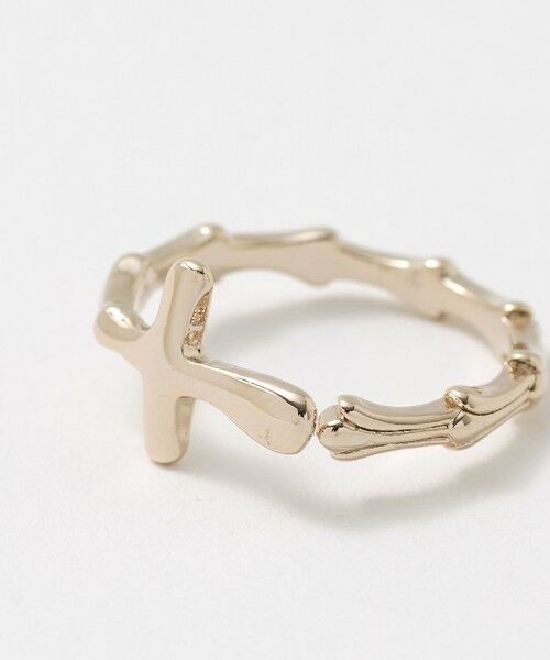 BEAUTY&YOUTH UNITED ARROWS / ビューティー&ユース ユナイテッドアローズ リング | ユニーク クロス リング | 詳細3