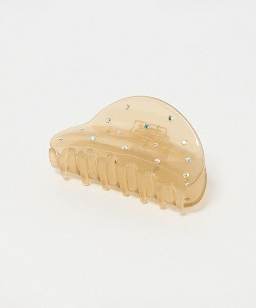 BEAUTY&YOUTH UNITED ARROWS / ビューティー&ユース ユナイテッドアローズ ヘアピン | カラーストーン ラウンド ヘアクリップ（BEIGE）