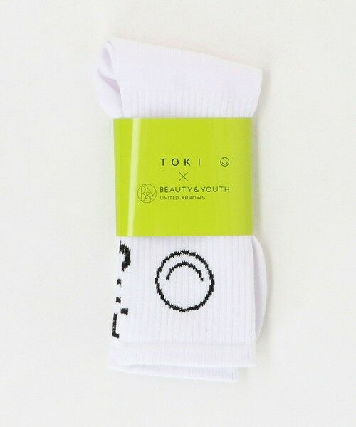 BEAUTY&YOUTH UNITED ARROWS / ビューティー&ユース ユナイテッドアローズ ソックス | 【別注】＜TOKI＞ロゴ ソックス | 詳細4