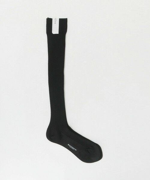 BEAUTY&YOUTH UNITED ARROWS / ビューティー&ユース ユナイテッドアローズ ソックス | リブ ハイソックス（BLACK）