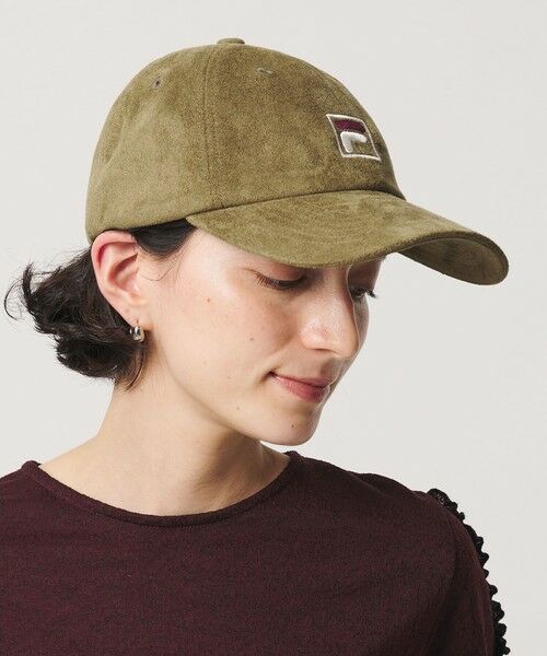 BEAUTY&YOUTH UNITED ARROWS / ビューティー&ユース ユナイテッドアローズ キャップ | 【別注】＜FILA＞スエードライク ロゴ キャップ | 詳細6