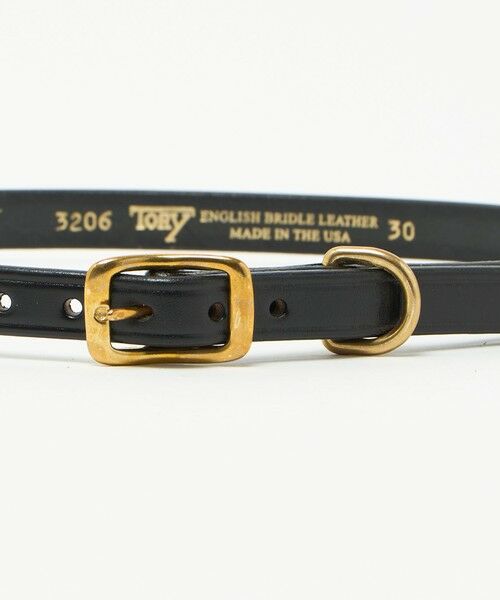 BEAUTY&YOUTH UNITED ARROWS / ビューティー&ユース ユナイテッドアローズ ベルト・サスペンダー | ＜TORY LEATHER＞レザー ワイド プレーン ベルト | 詳細2