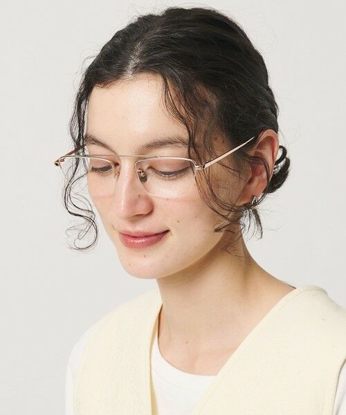 BEAUTY&YOUTH UNITED ARROWS / ビューティー&ユース ユナイテッドアローズ サングラス・メガネ | ＜heyep＞Bridgeless ハーフフレームメガネ | 詳細1
