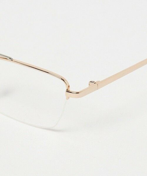 BEAUTY&YOUTH UNITED ARROWS / ビューティー&ユース ユナイテッドアローズ サングラス・メガネ | ＜heyep＞Bridgeless ハーフフレームメガネ | 詳細5