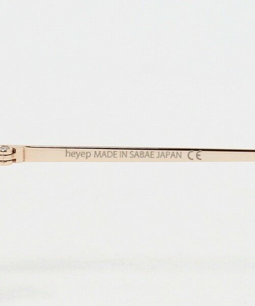 BEAUTY&YOUTH UNITED ARROWS / ビューティー&ユース ユナイテッドアローズ サングラス・メガネ | ＜heyep＞Bridgeless ハーフフレームメガネ | 詳細7