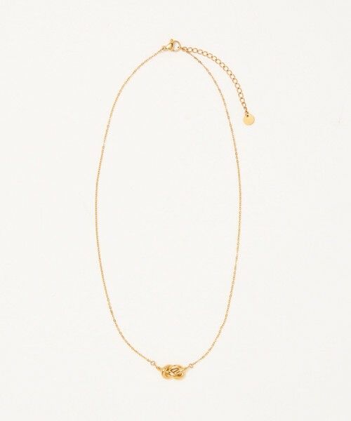 BEAUTY&YOUTH UNITED ARROWS / ビューティー&ユース ユナイテッドアローズ ネックレス・ペンダント・チョーカー | ＜by Preek＞ノット ネックレス | 詳細1