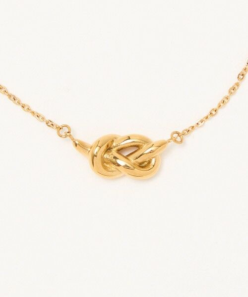 BEAUTY&YOUTH UNITED ARROWS / ビューティー&ユース ユナイテッドアローズ ネックレス・ペンダント・チョーカー | ＜by Preek＞ノット ネックレス | 詳細3