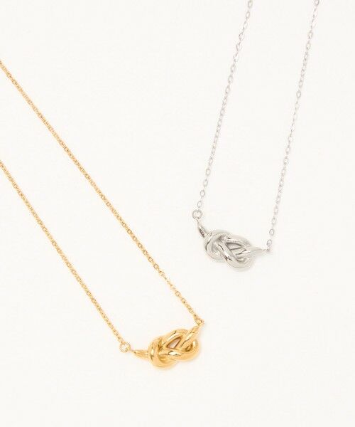 BEAUTY&YOUTH UNITED ARROWS / ビューティー&ユース ユナイテッドアローズ ネックレス・ペンダント・チョーカー | ＜by Preek＞ノット ネックレス | 詳細6