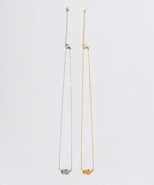 BEAUTY&YOUTH UNITED ARROWS / ビューティー&ユース ユナイテッドアローズ ネックレス・ペンダント・チョーカー | ＜by Preek＞ノット ネックレス | 詳細7