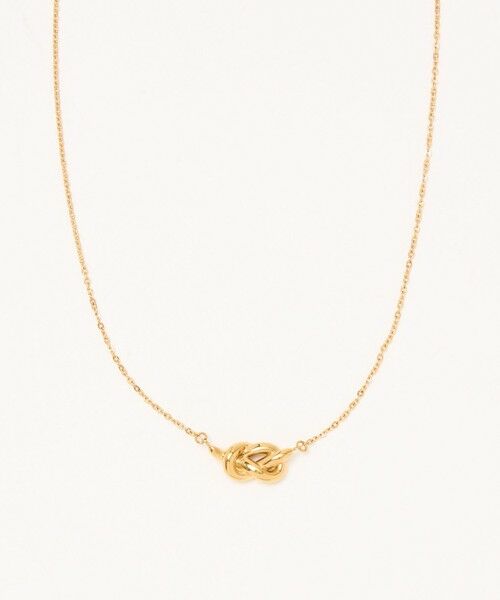 BEAUTY&YOUTH UNITED ARROWS / ビューティー&ユース ユナイテッドアローズ ネックレス・ペンダント・チョーカー | ＜by Preek＞ノット ネックレス（GOLD）