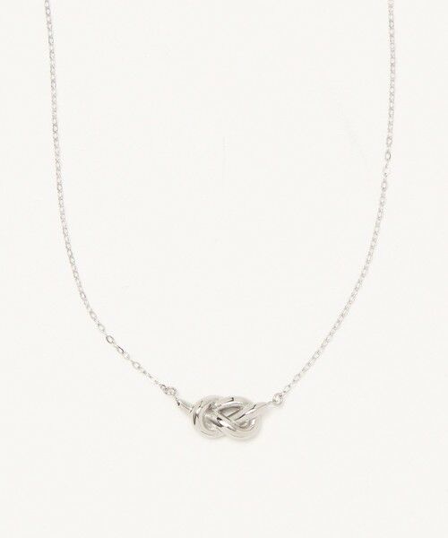 BEAUTY&YOUTH UNITED ARROWS / ビューティー&ユース ユナイテッドアローズ ネックレス・ペンダント・チョーカー | ＜by Preek＞ノット ネックレス（SILVER）