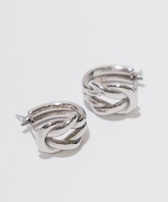 BEAUTY&YOUTH UNITED ARROWS / ビューティー&ユース ユナイテッドアローズ ピアス・イヤリング | ＜by Preek＞ノット フープ ピアス