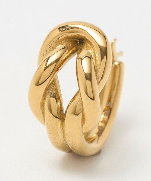 BEAUTY&YOUTH UNITED ARROWS / ビューティー&ユース ユナイテッドアローズ ピアス・イヤリング | ＜by Preek＞ノット フープ ピアス | 詳細3