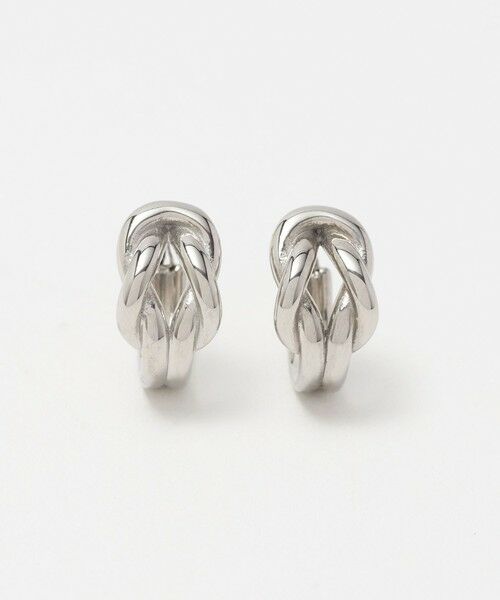 BEAUTY&YOUTH UNITED ARROWS / ビューティー&ユース ユナイテッドアローズ ピアス・イヤリング | ＜by Preek＞ノット フープ ピアス | 詳細4