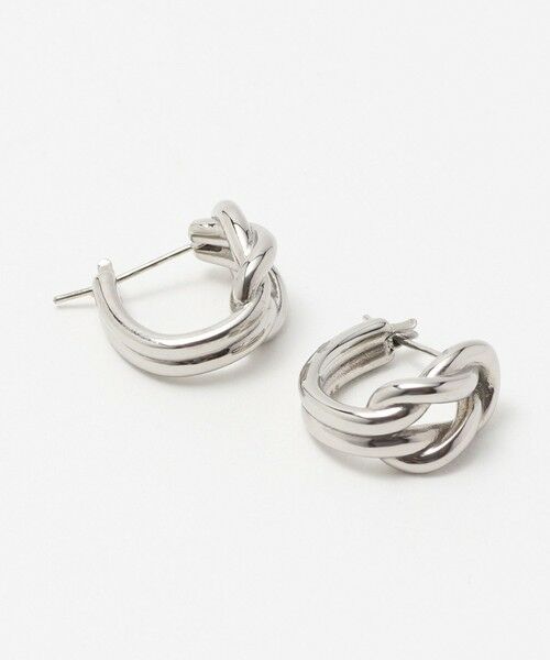 BEAUTY&YOUTH UNITED ARROWS / ビューティー&ユース ユナイテッドアローズ ピアス・イヤリング | ＜by Preek＞ノット フープ ピアス | 詳細5