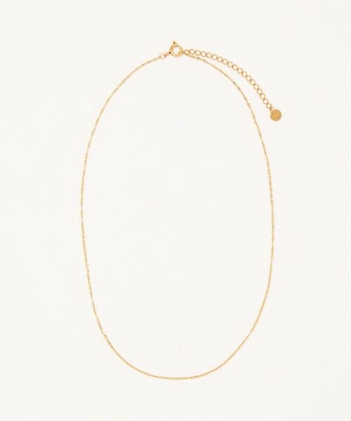 BEAUTY&YOUTH UNITED ARROWS / ビューティー&ユース ユナイテッドアローズ ネックレス・ペンダント・チョーカー | ＜by Preek＞ケーブル チェーン ネックレス | 詳細1