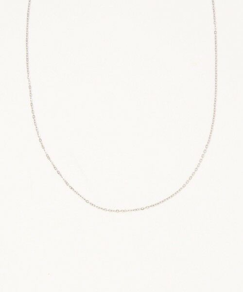 BEAUTY&YOUTH UNITED ARROWS / ビューティー&ユース ユナイテッドアローズ ネックレス・ペンダント・チョーカー | ＜by Preek＞ケーブル チェーン ネックレス（SILVER）